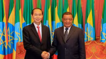 Presidents of Vietnam, Ethiopia hold talks