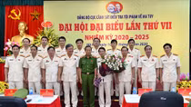 Counter Narcotics Police Department holds 7th Party Congress 