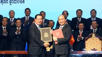 Vietnam-Cambodia land border marker planting near completion