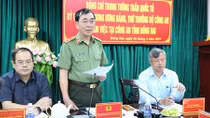 Deputy Minister Tran Quoc To works with Dong Nai provincial police