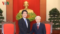 Party and State leader hosts Japanese PM’s special envoy