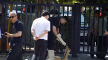 Blast outside U.S. embassy in China injures suspect