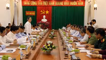 Head of the Central Economic Committee visits and works in Ninh Thuan Province