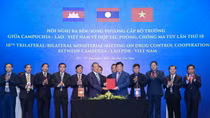 Vietnam-Laos-Cambodia adopt Joint Statement on fostering anti-drug cooperation