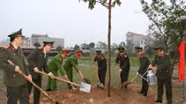 Hung Yen Provincial Police launch tree planting festival