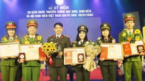 Seven outstanding Public Security students honored with noble awards and tittles