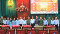 MPS leader hosts New Year meeting with retired public security senior officers in HCMC