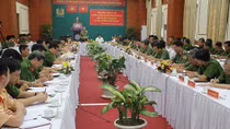General To Lam check task performance of Ho Chi Minh city’s police