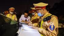 Bac Ninh Traffic police strictly handle drink drivers