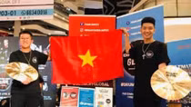 Vietnamese students finish first in Drum Off Global 2019’s Rhythm duo