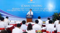 Foreign ministry officially launches one-stop shop services