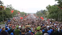 Police ensure public order and safety at Hung Kings Temple Festival