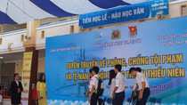 Over 1,200 Can Tho high school students join dissemination program on anti- crimes and social evils