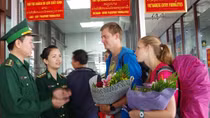 First e-Visa holders enter Vietnam via Lao Bao International Border Gate 