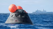 NASA tests return capsule for next-generation orion manned spacecraft 