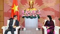 National Assembly Chairwoman receives out-going Japanese Ambassador