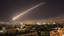 U.S., Britain, France launch air strikes in Syria