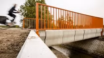 World's first 3D-printed bridge opens to cyclists in Netherlands