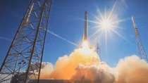 SpaceX puts communication satellite into orbit on third try