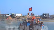 Quang Ngai: fishermen celebrate first sailing of Lunar New Year