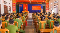 Kom Tum Police educate local policemen via President Ho Chi Minh’s Testament 
