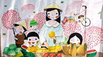 Colourful murals brighten Danang City streets