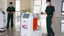 Military-developed robot sent to Bac Giang to support COVID-19 fight