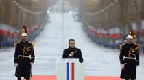 In solemn Paris ceremony, Macron leads global WW1 Armistice commemorations