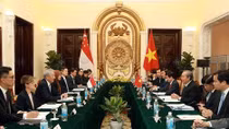 Vietnamese, Singaporean Deputy PMs hold talks