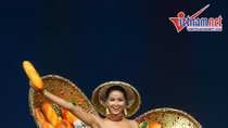 Miss Universe contestants shine in national costumes