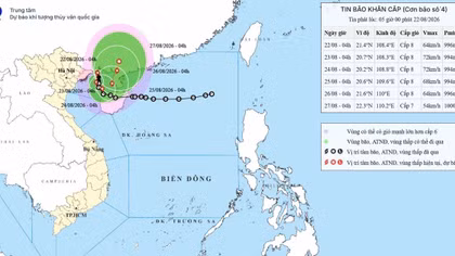 Storm brings heavy rains to northern Vietnam