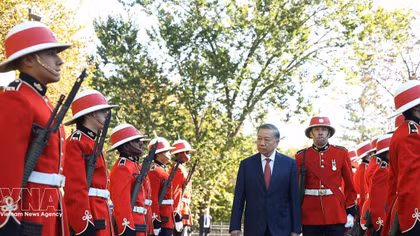 Governor General of Canada hosts welcome ceremony for Vietnam's top leader