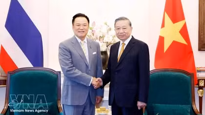 Top Vietnamese leader calls for more effective Comprehensive Strategic Partnership with Thailand
