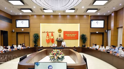 Chief legislator chairs meeting of NA Party Committee's standing board
