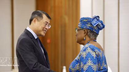 PM Le Minh Hung calls on WTO to continue support for Vietnam