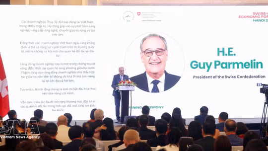 Swiss President hails new Free Trade Agreement at Swiss-Viet Economic Forum 2026