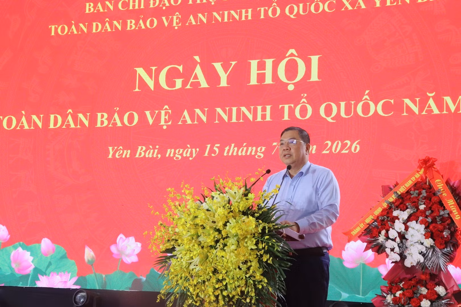 Politburo Member and Permanent Deputy Prime Minister Pham Gia Tuc Delivers Remarks at the Festival.
