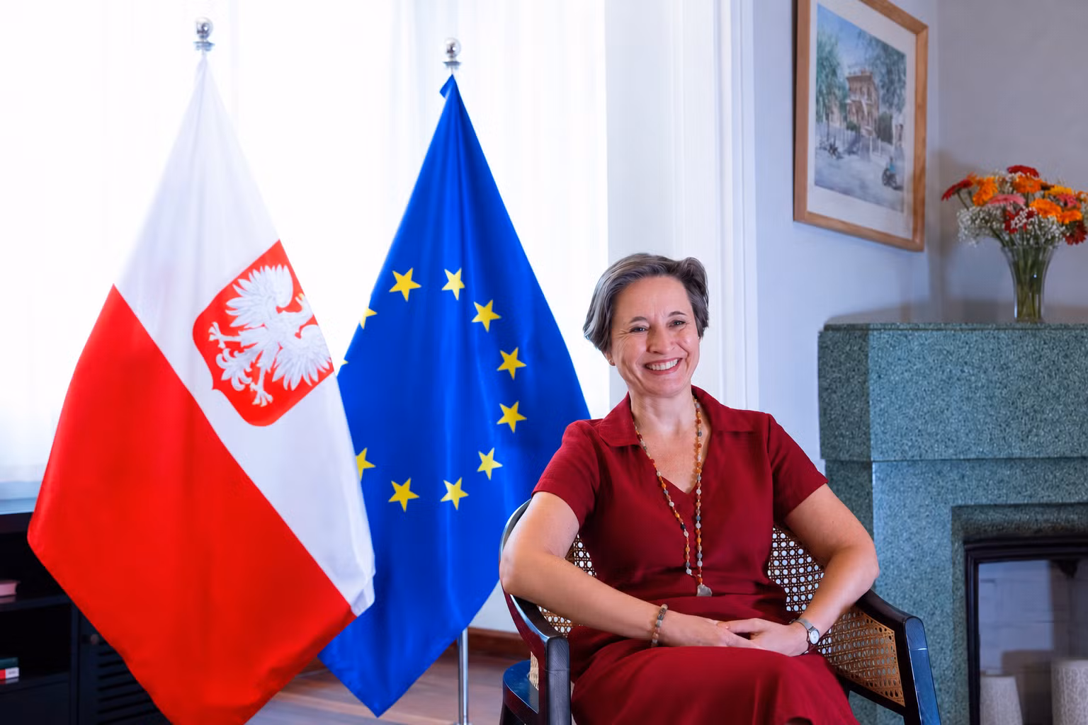 Polish Ambassador to Viet Nam Joanna Skoczek.