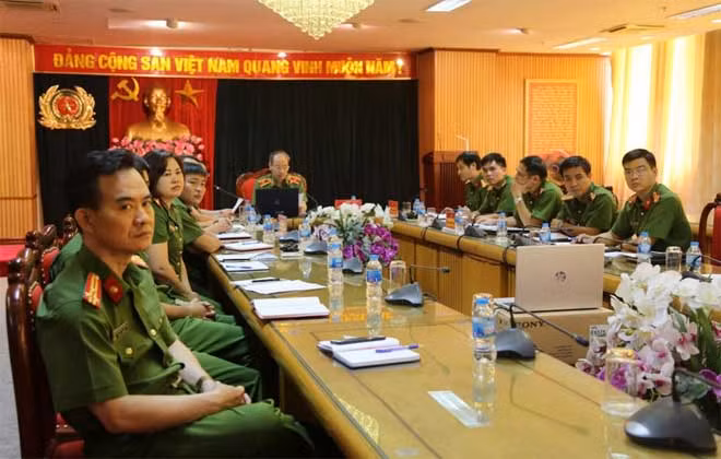 Overview of the ASEANAPOL video conference in Hanoi. Overview of the ASEANAPOL video conference in Hanoi.