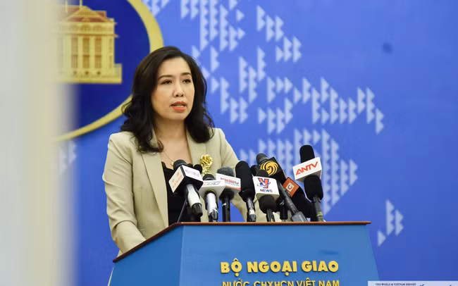 Her statement was made during a regular press briefing held in Hanoi on August 26.