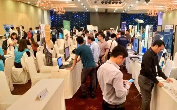 At the 2019 HCM City Innovation, Startup and Entrepreneurship Week (Source: khoinghiepsangtao.vn)