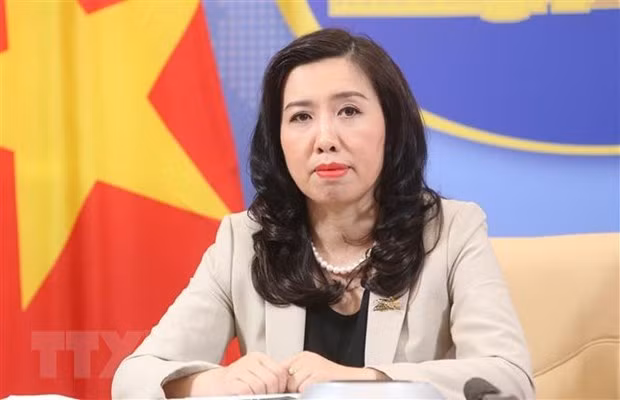 The Foreign Ministry's spokesperson Le Thi Thu Hang (Photo: VNA) The Foreign Ministry's spokesperson Le Thi Thu Hang (Photo: VNA)