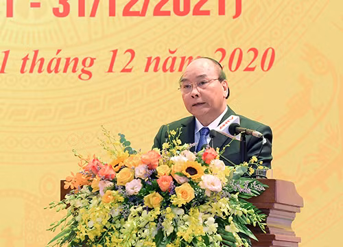 Prime Minister Nguyen Xuan Phuc speaking at the event. Prime Minister Nguyen Xuan Phuc speaking at the event.