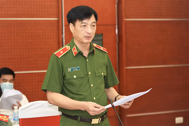 Major General Nguyen Duy Ngoc, Deputy Minister of Public Security speaking at the event. Major General Nguyen Duy Ngoc, Deputy Minister of Public Security speaking at the event.