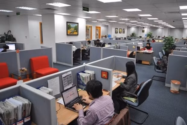 An office in HCM City (Source: VNA)