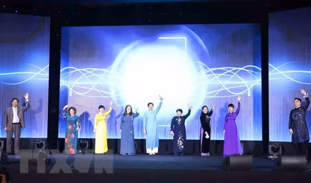 Delegates launch the campaign "For Women’s Smiles" (Photo: VNA)
