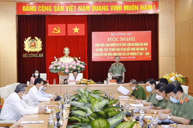 Minister To Lam speaking at the event. Minister To Lam speaking at the event.