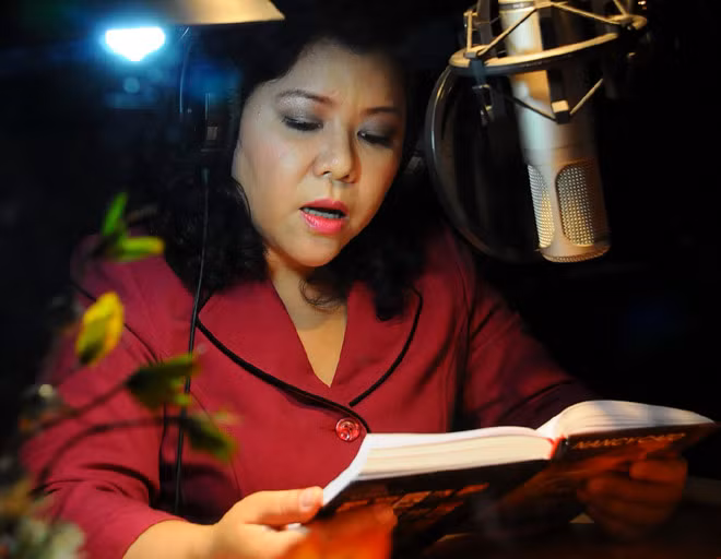 Nguyen Huong Duong, director of the Audio Books for the Blind and the Ho Chi Minh city based Audio Books for the Blind Charity Fund.