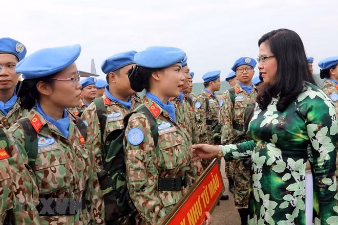 This has been the first contingent of the Vietnam People’s Army participating in UN peacekeeping operations.