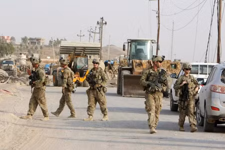 US soldiers gather in the town of Gwer, northern Iraq August 31, 2016. (Photo: Reuters)